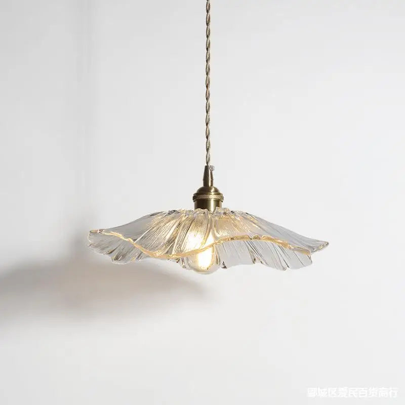 Lichtgevende bloem moderne hanglamp met bloemvormig glas