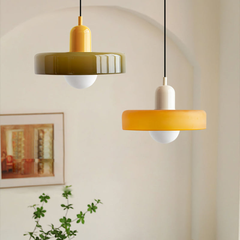 VitraLumo Gekleurde Glaslamp in Bauhaus Stijl