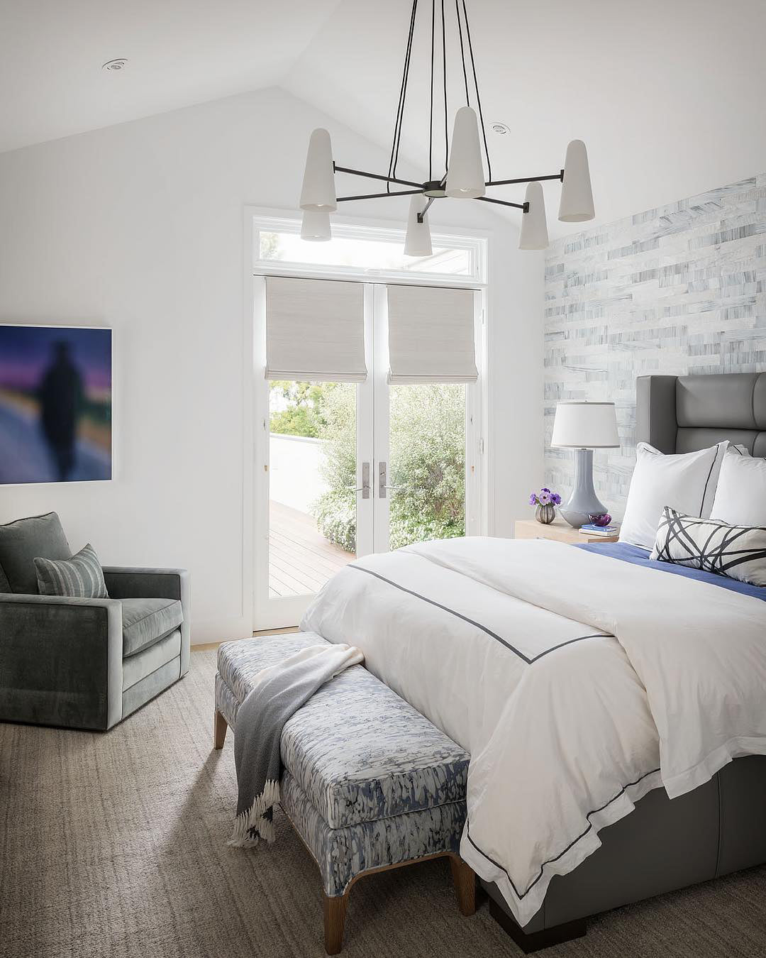 Brass Chandelier Luxury LED Ceiling Light with Glass Shades