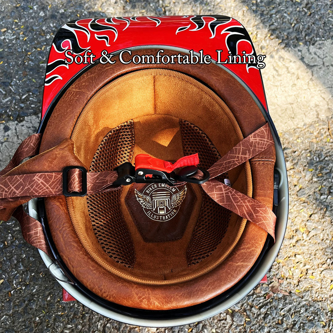 Stylish Motorcycle Helmet in Baseball Cap Look