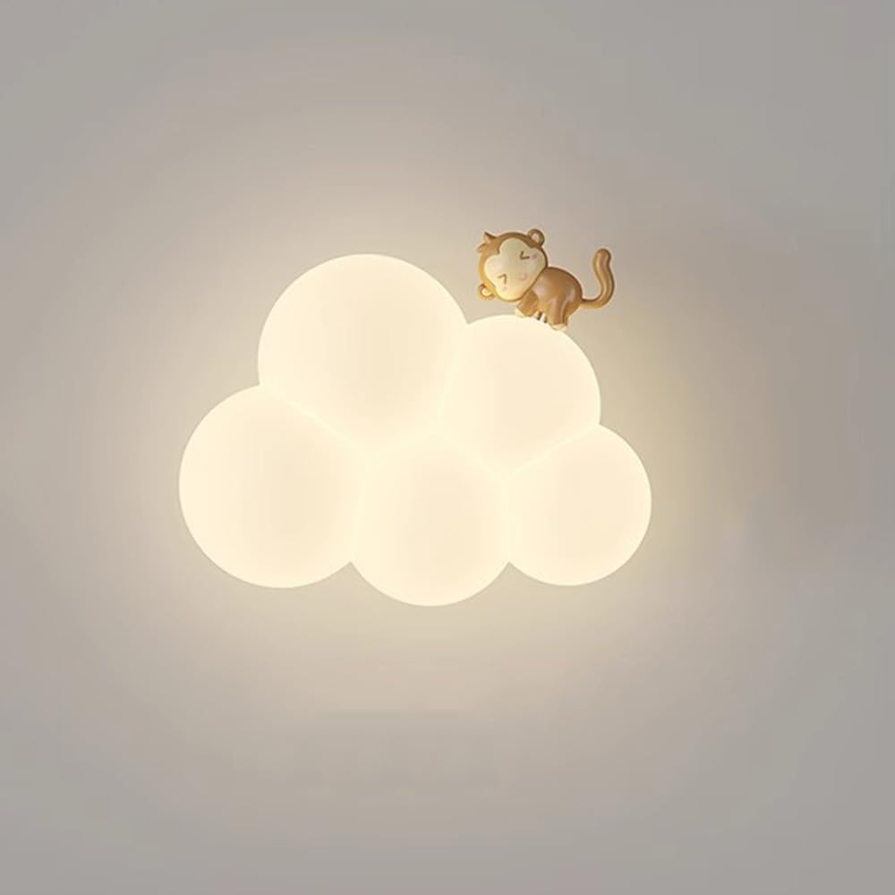 LED Cloud Wall Light for Kids Night Lamp for Nursery & Bedroom