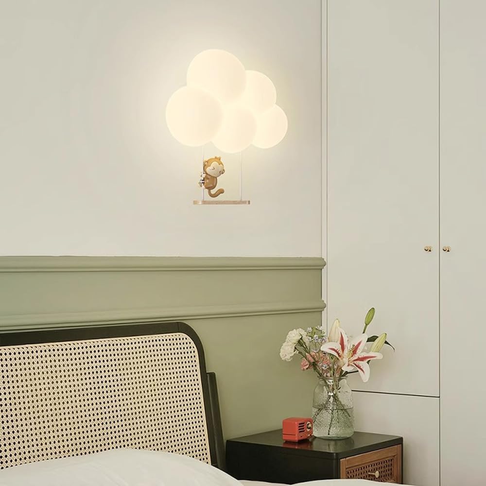 LED Cloud Wall Light for Kids Night Lamp for Nursery & Bedroom