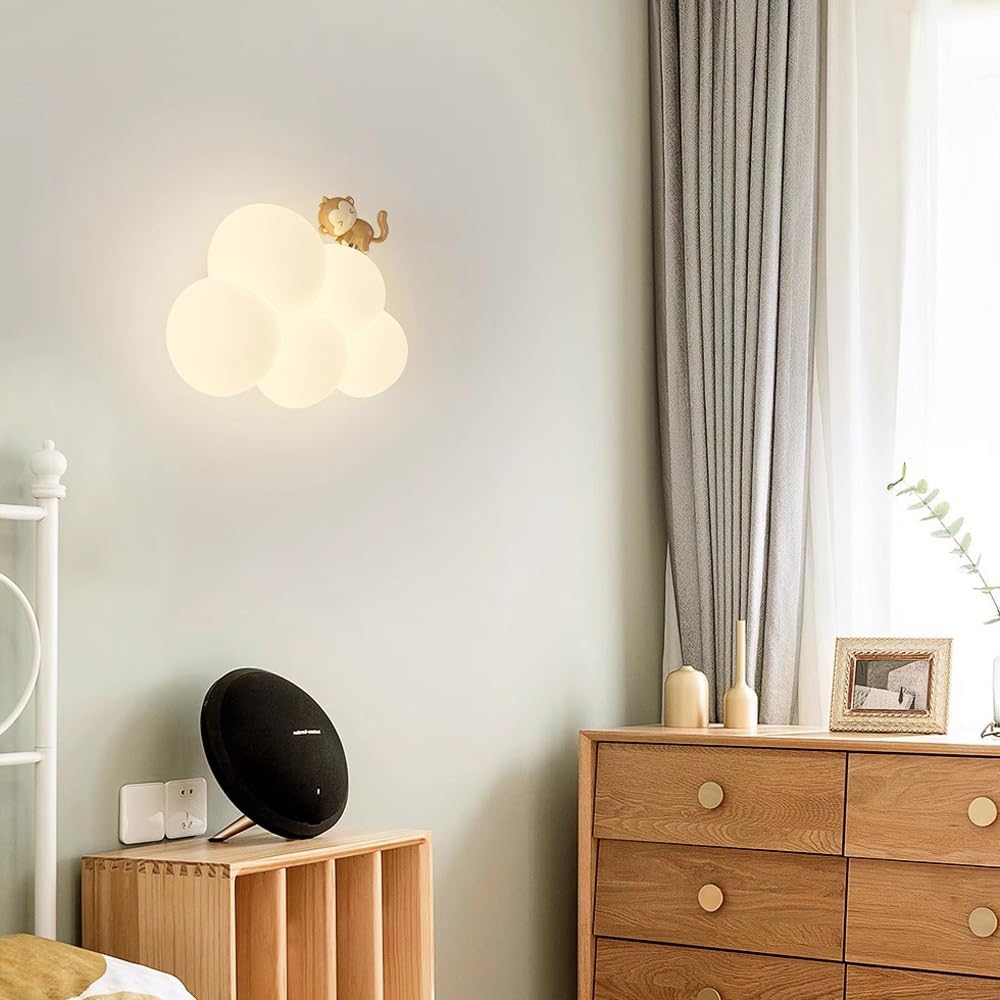 LED Cloud Wall Light for Kids Night Lamp for Nursery & Bedroom