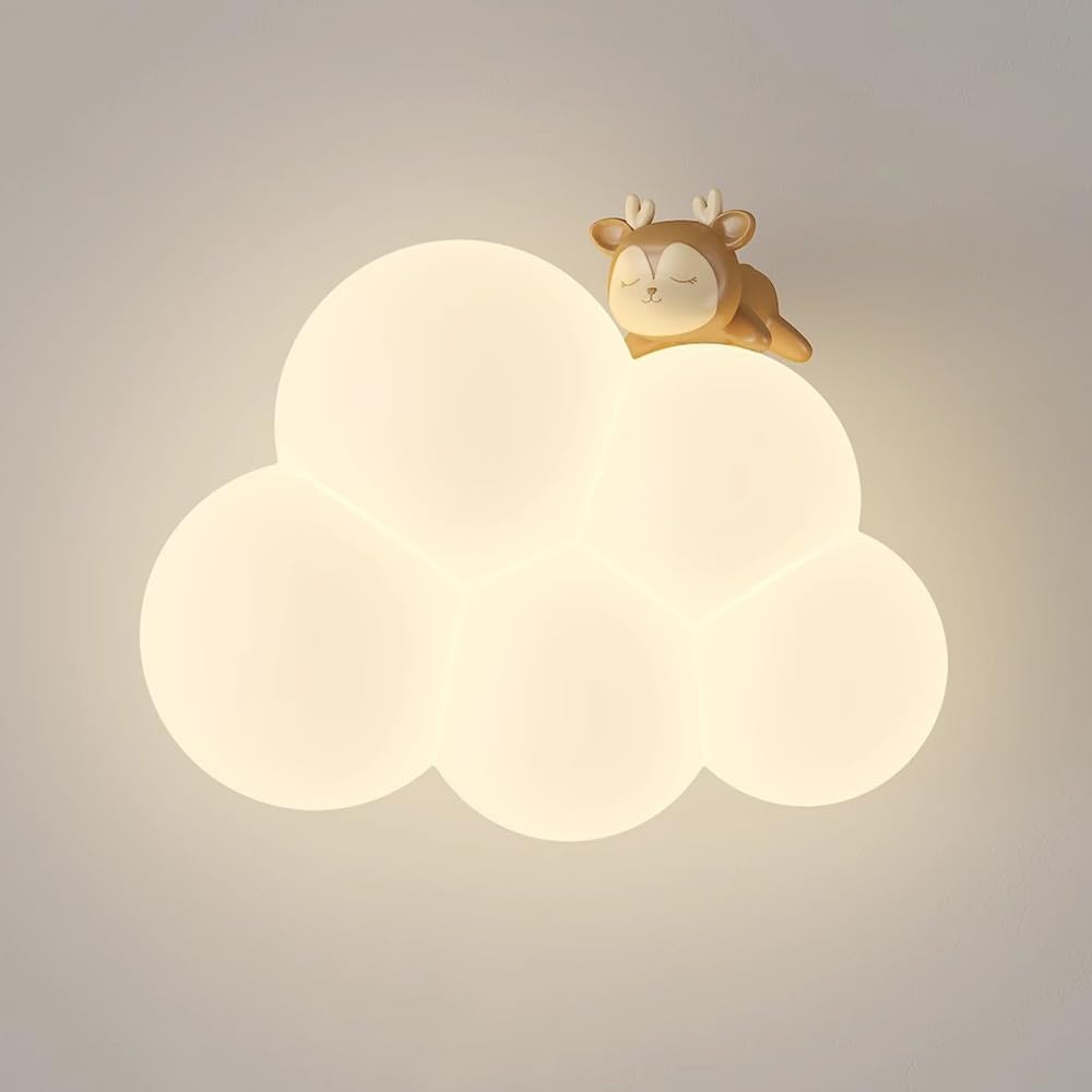 LED Cloud Wall Light for Kids Night Lamp for Nursery & Bedroom