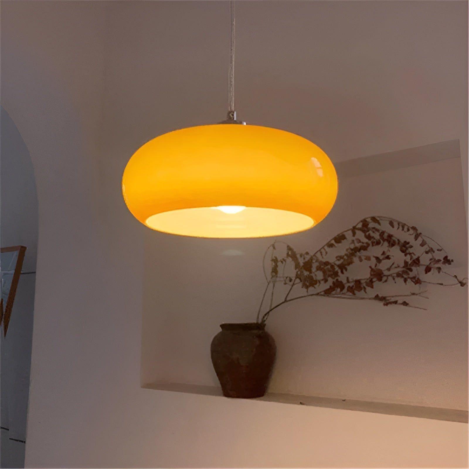 Retro LudiGlow Hanglamp van Glas in Scandinavische Stijl