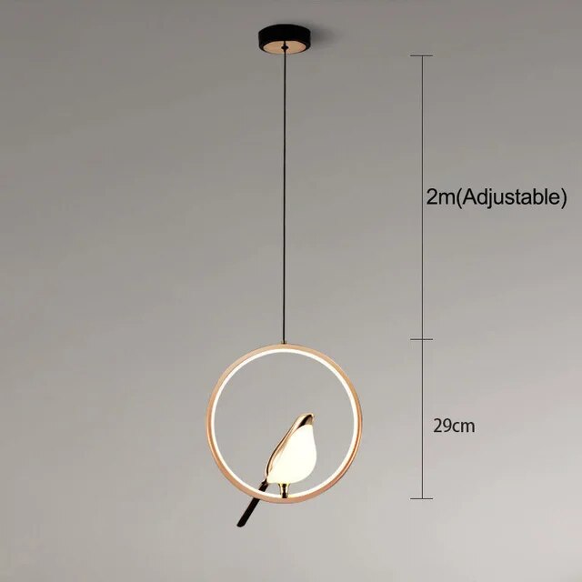 Aurela Hanglamp met Vogelmotief