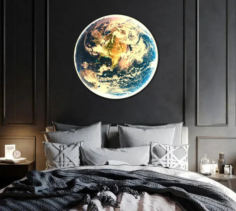Nordic moon wall lamp – LED lamp for bedroom decoration