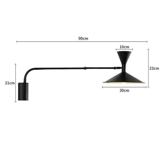 Pureflex Nordic swing wall lamp