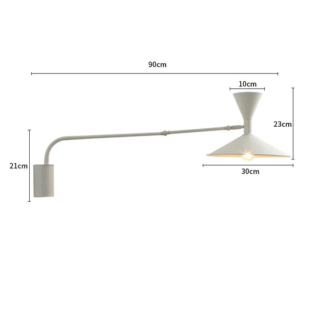 Pureflex Nordic swing wall lamp