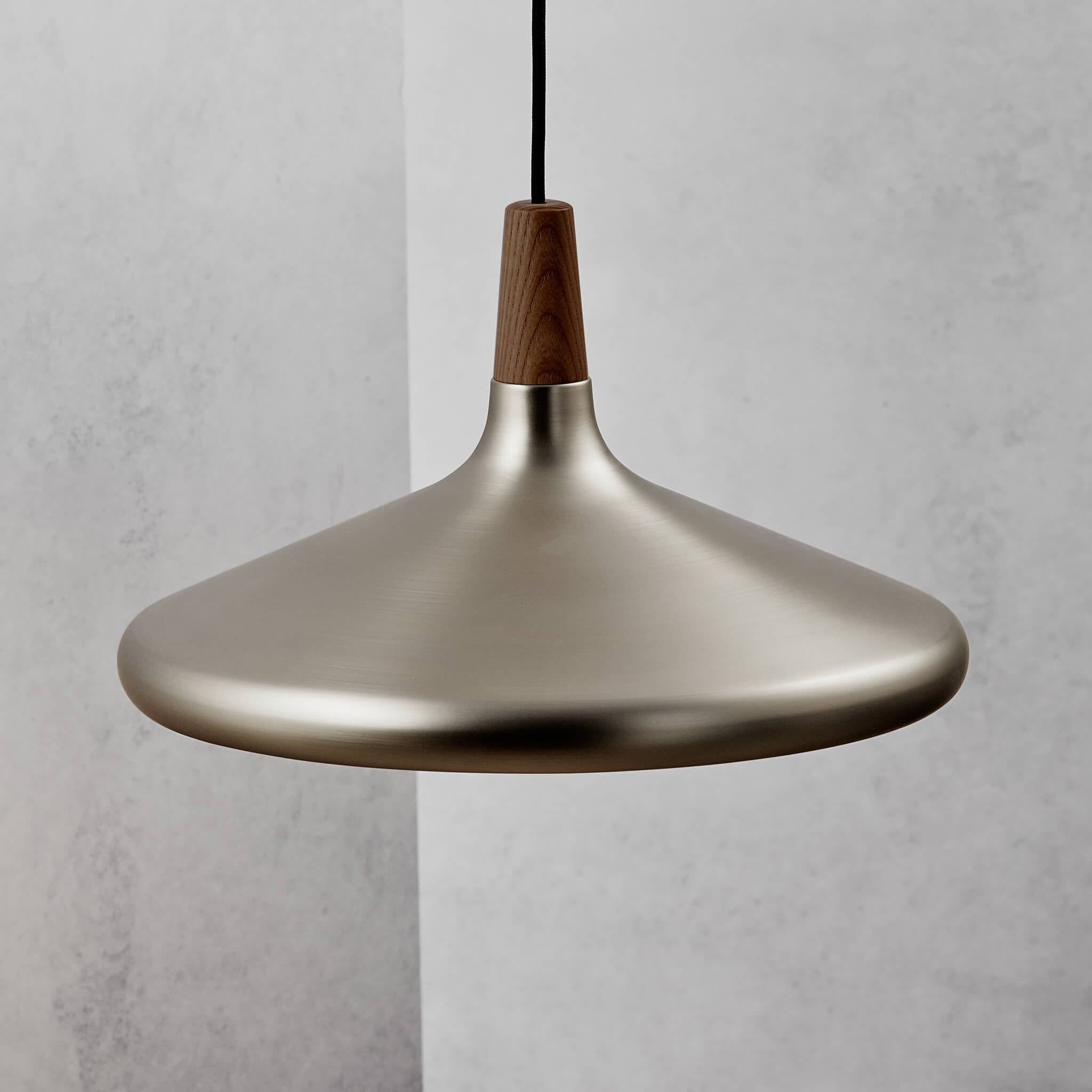 Modern Minimalist Pendant Light with Wood Accent – Ceiling Lamp for Dining & Living Room