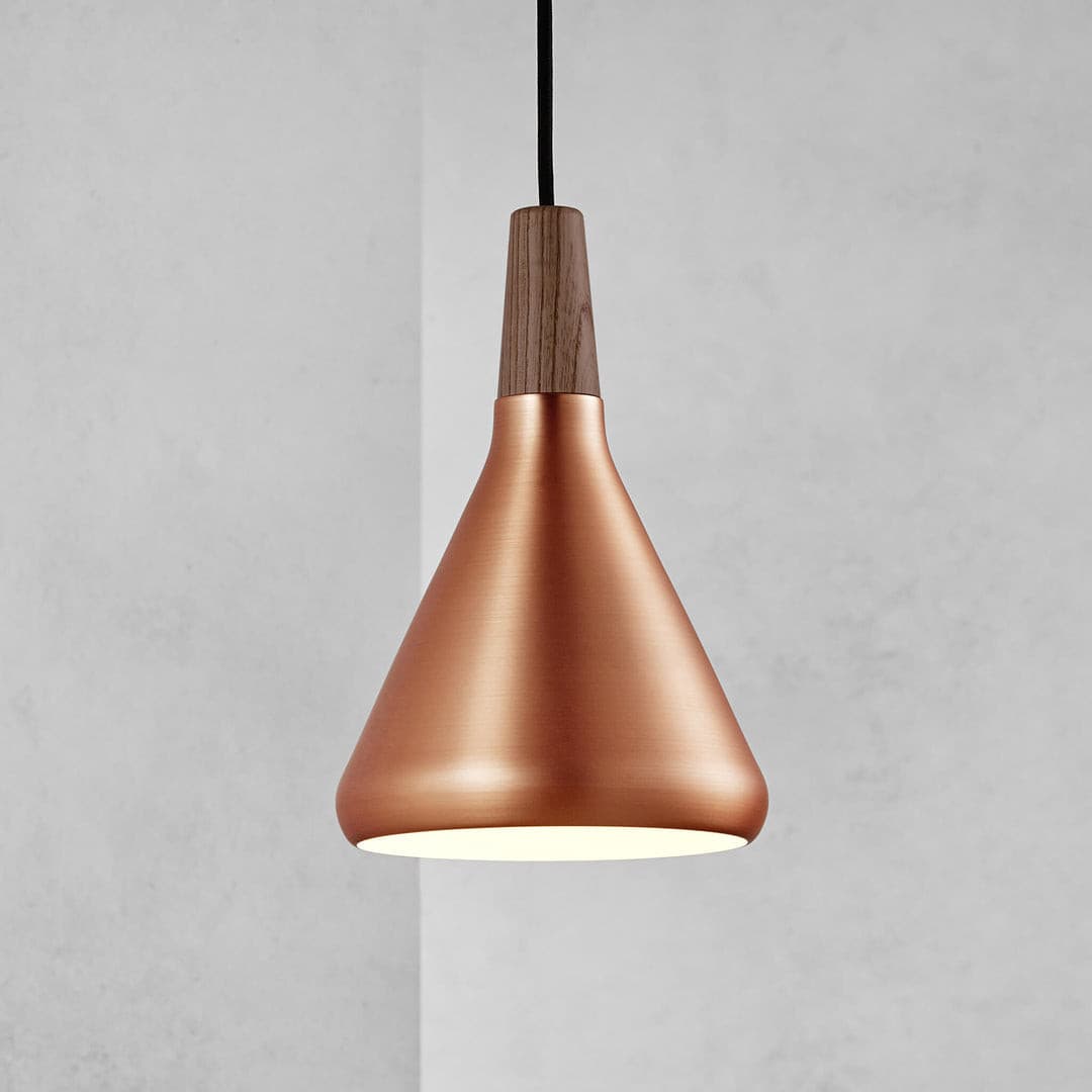 Modern Minimalist Pendant Light with Wood Accent – Ceiling Lamp for Dining & Living Room