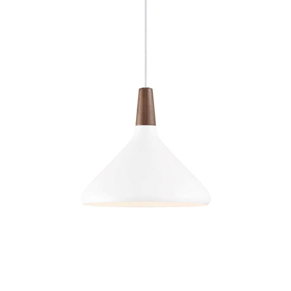Modern Minimalist Pendant Light with Wood Accent – Ceiling Lamp for Dining & Living Room