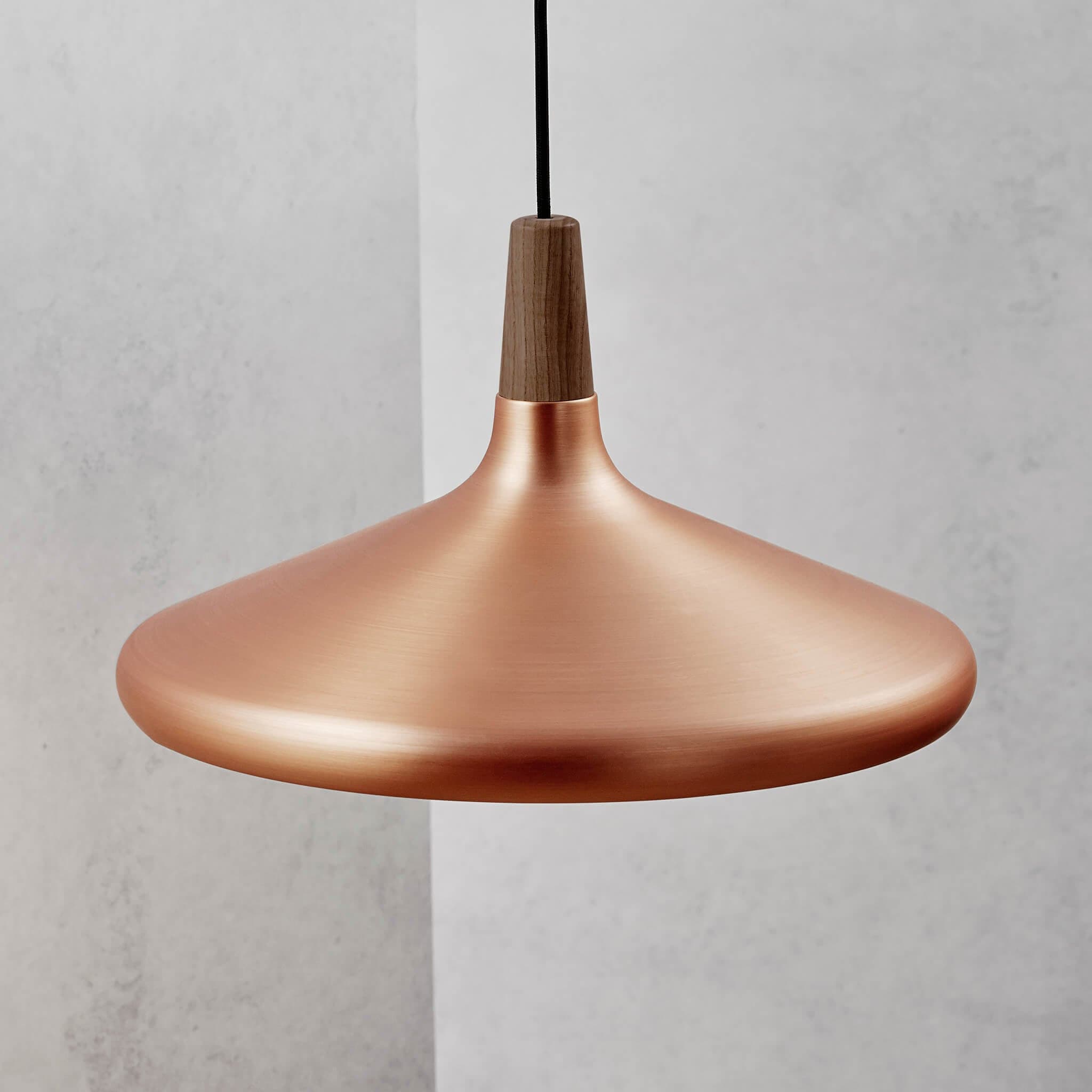 Modern Minimalist Pendant Light with Wood Accent – Ceiling Lamp for Dining & Living Room