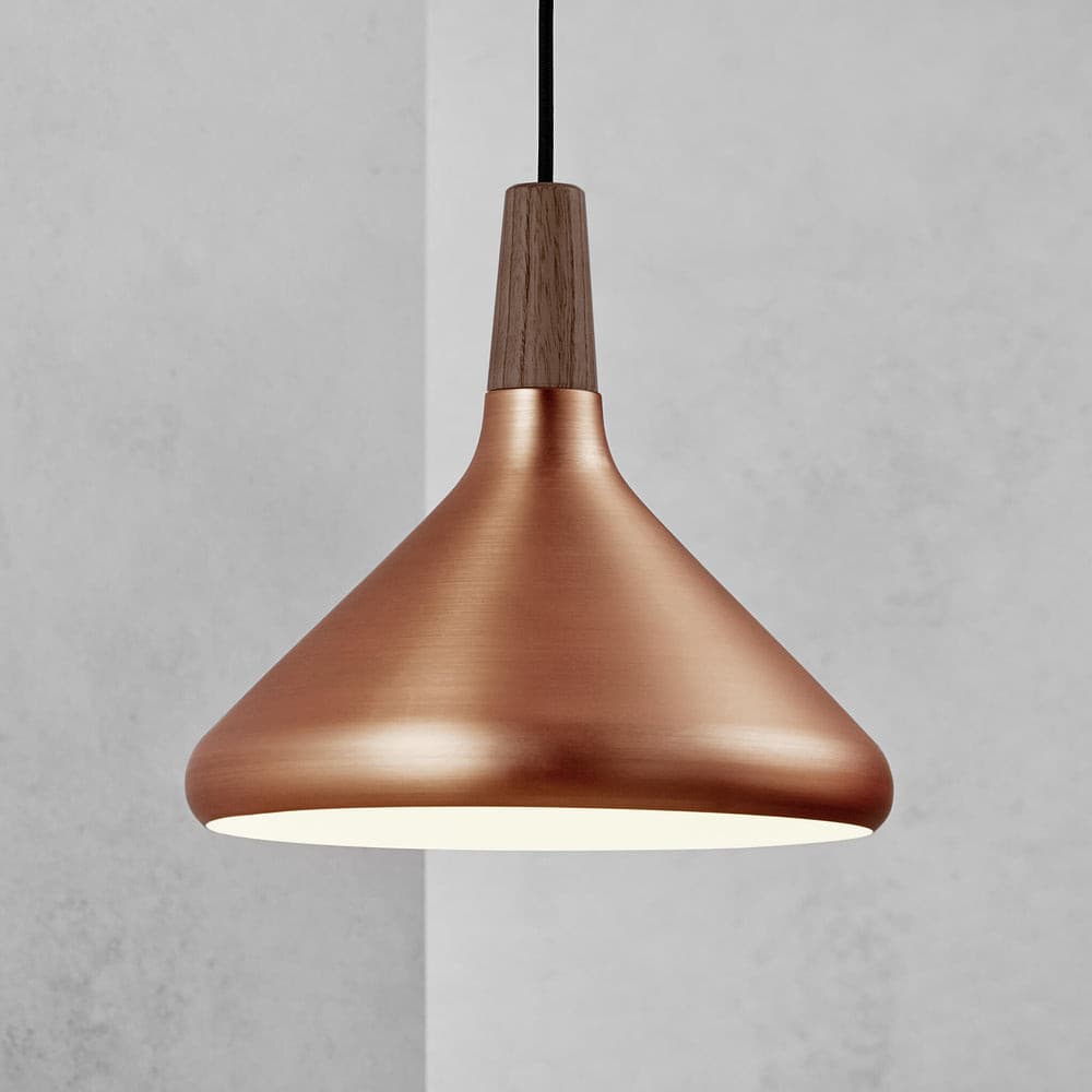 Modern Minimalist Pendant Light with Wood Accent – Ceiling Lamp for Dining & Living Room