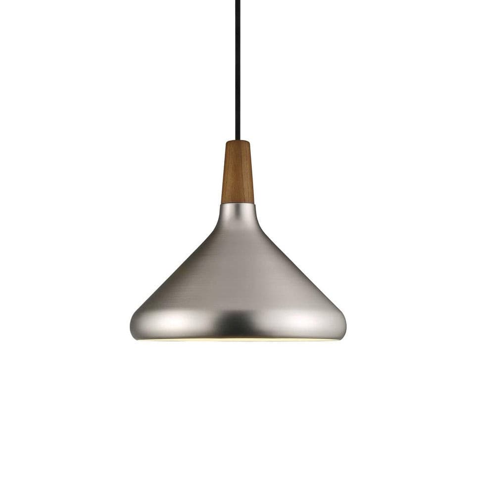 Modern Minimalist Pendant Light with Wood Accent – Ceiling Lamp for Dining & Living Room