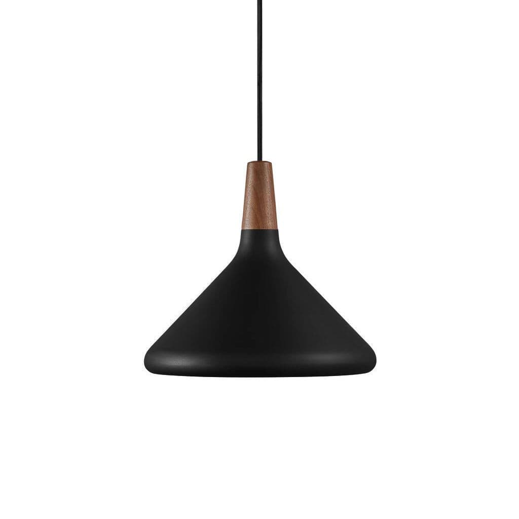 Modern Minimalist Pendant Light with Wood Accent – Ceiling Lamp for Dining & Living Room