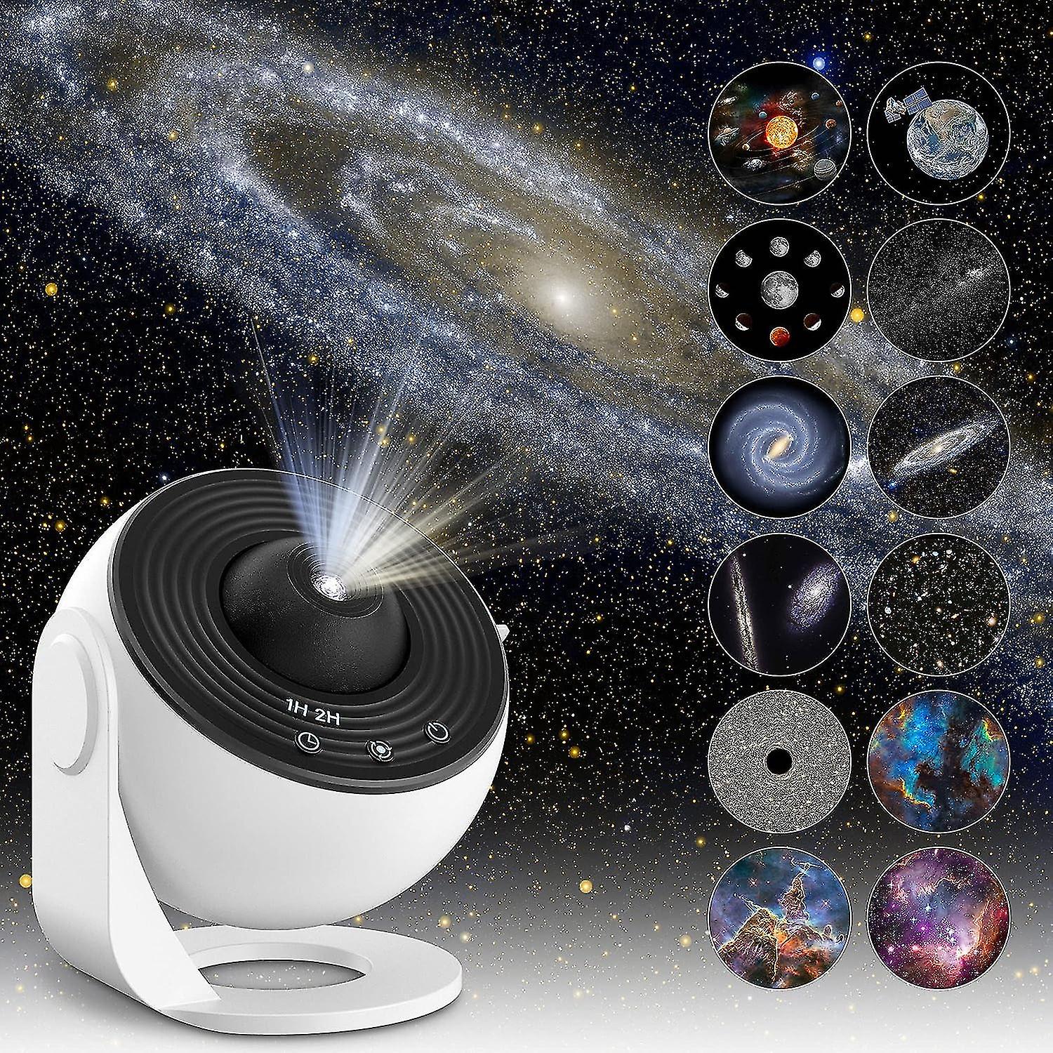 Moon Projection Lamp Starry Night Light with Space Galaxy Effects