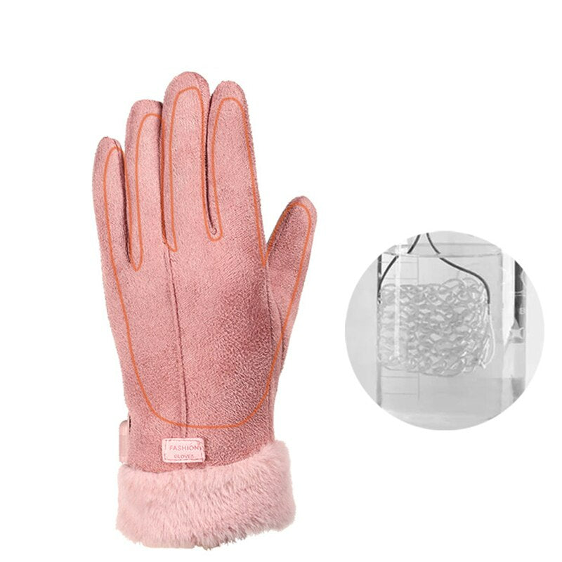 Electric Heated Gloves 5000mAh Adjustable Heat, All-Day Warmth, Touch Use