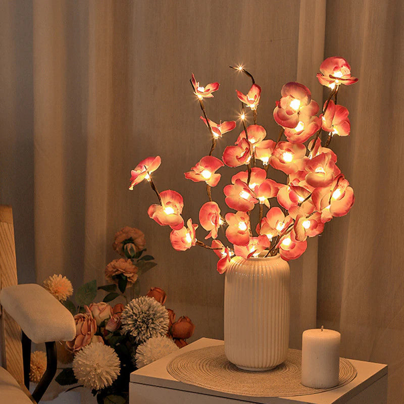 Fairy Light Olive Branch Table Lamps for Living Room