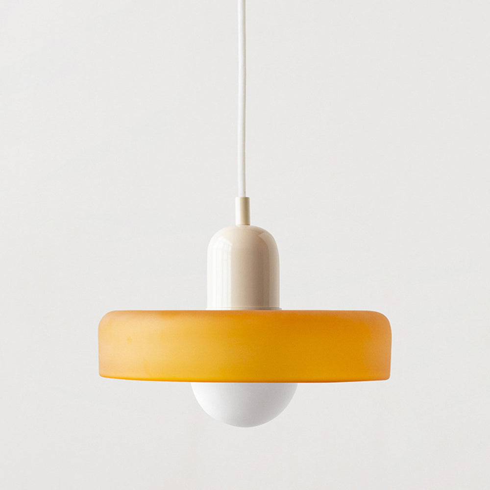 VitraLumo Gekleurde Glaslamp in Bauhaus Stijl