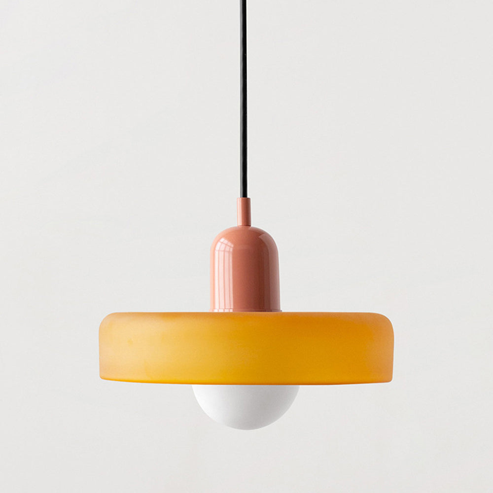 VitraLumo Gekleurde Glaslamp in Bauhaus Stijl