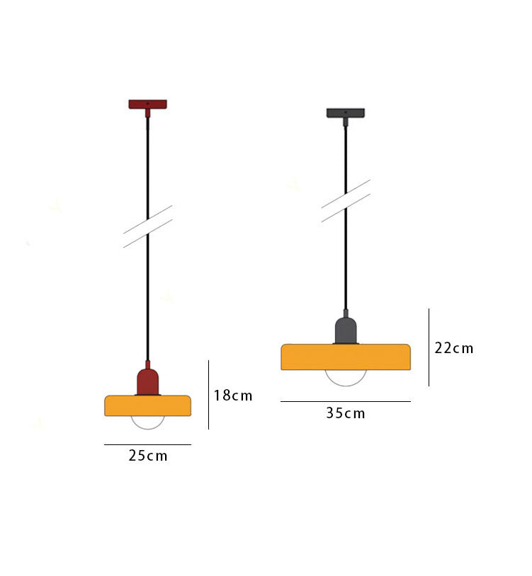 VitraLumo Gekleurde Glaslamp in Bauhaus Stijl