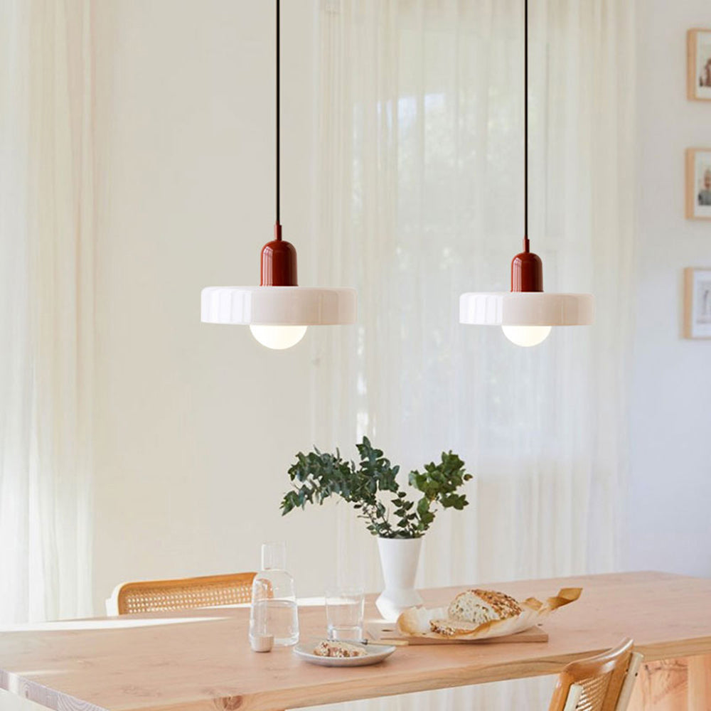 VitraLumo Gekleurde Glaslamp in Bauhaus Stijl
