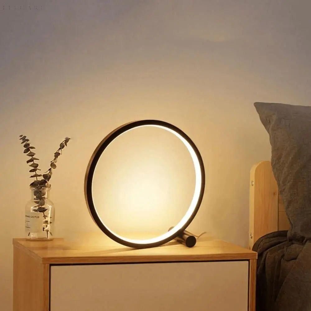Modern Minimalist LED Ring Desk Lamp