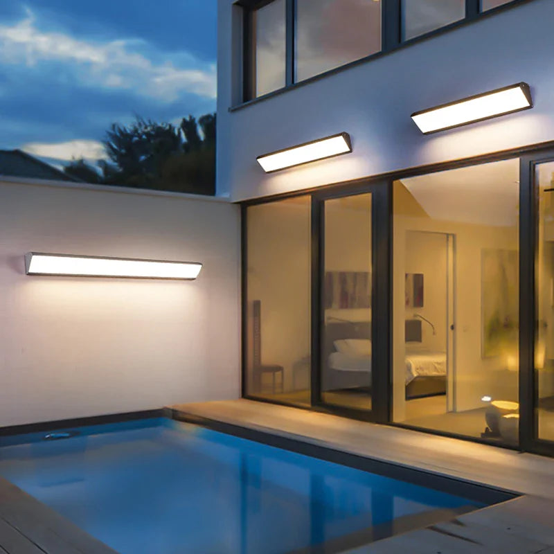 Terras beam waterproof wall lamp