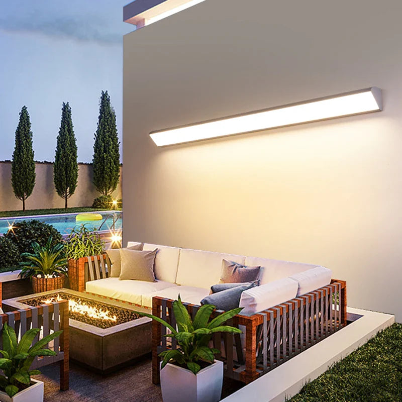 Terras beam waterproof wall lamp