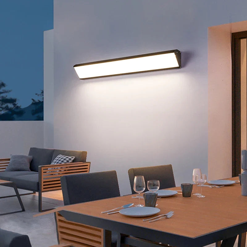 Terras beam waterproof wall lamp