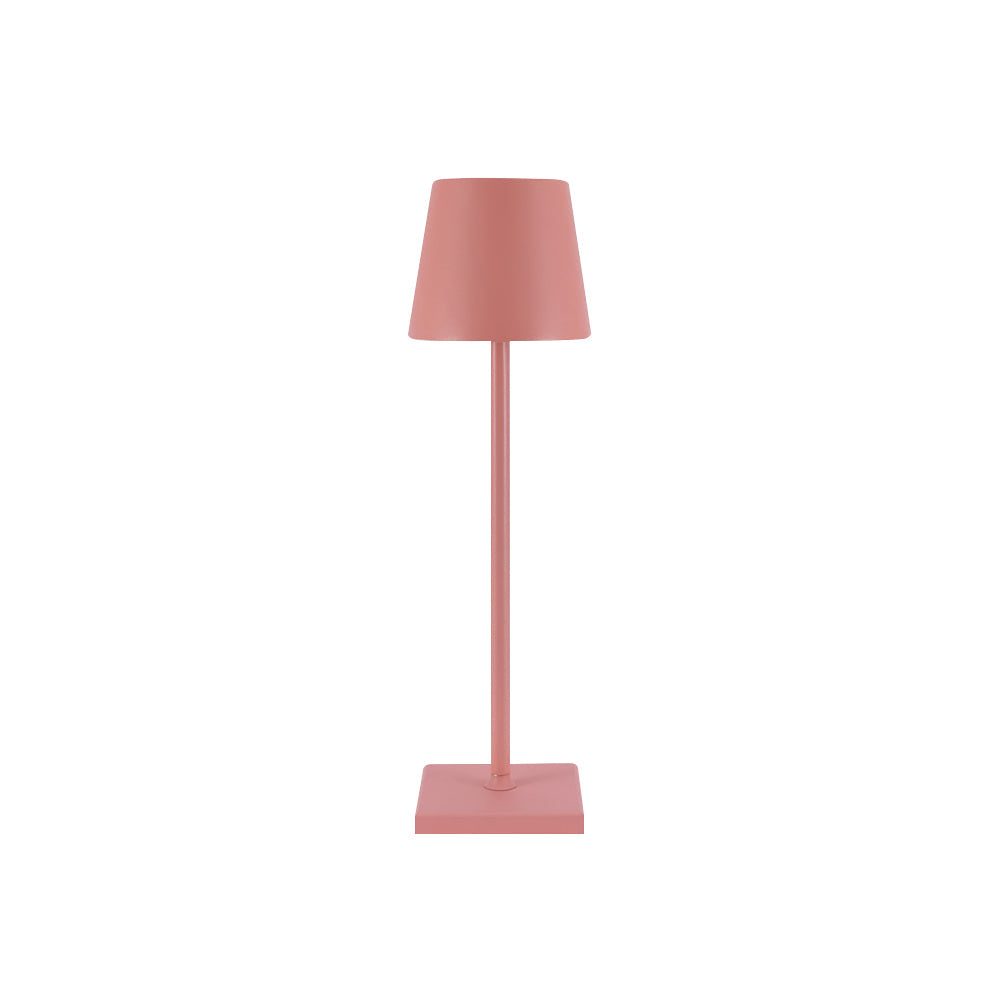 Portable LED Table Lamp Dimmable Metal Light for Indoor & Outdoor Use
