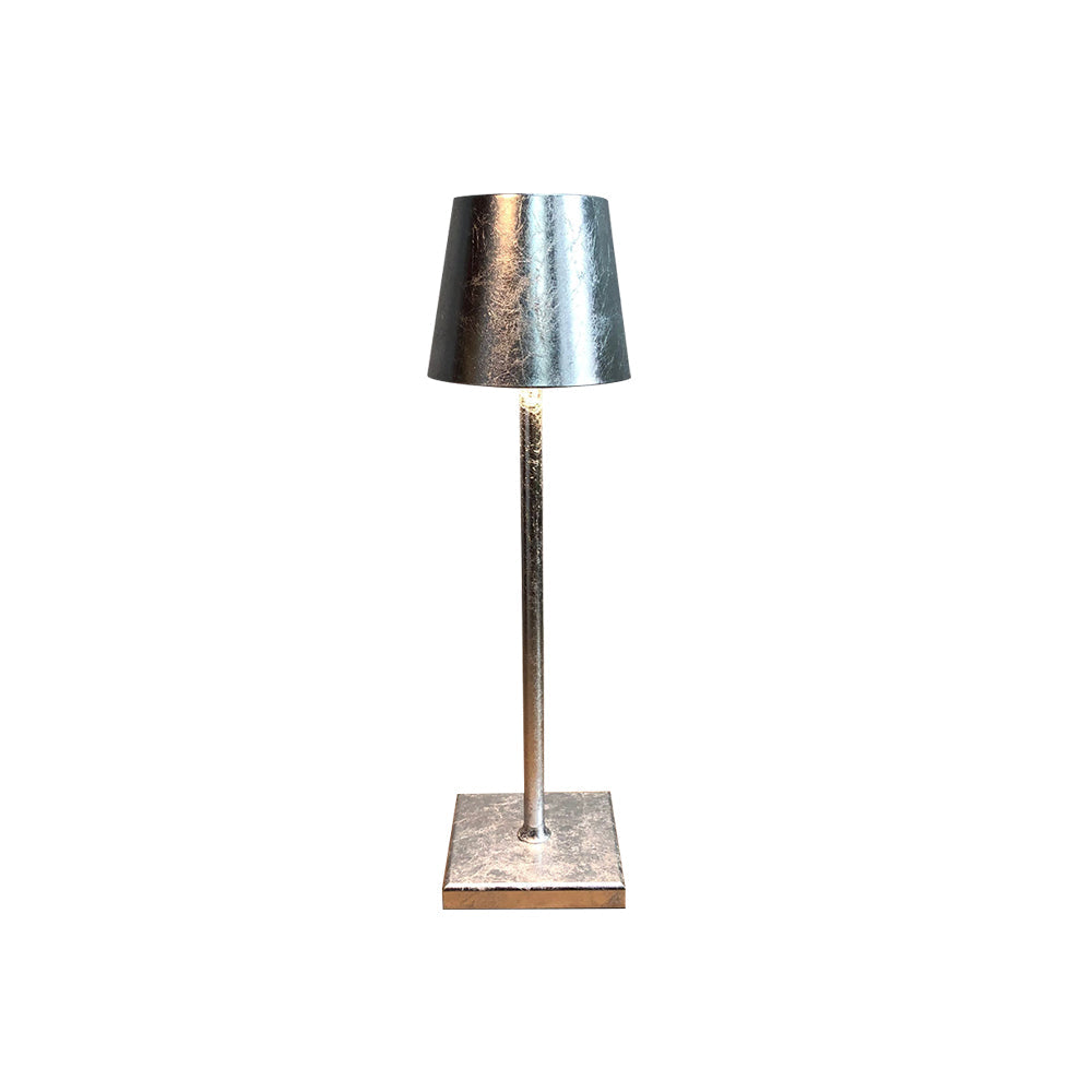 Portable LED Table Lamp Dimmable Metal Light for Indoor & Outdoor Use