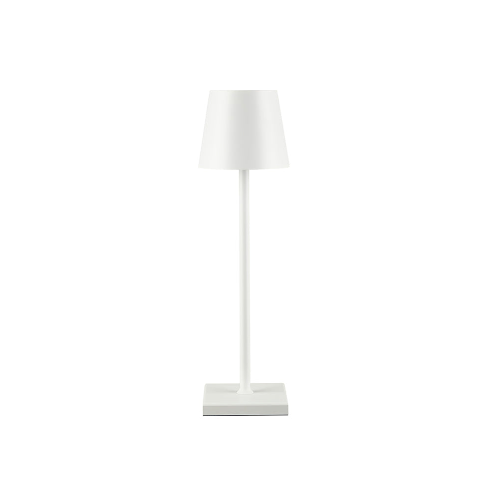 Portable LED Table Lamp Dimmable Metal Light for Indoor & Outdoor Use
