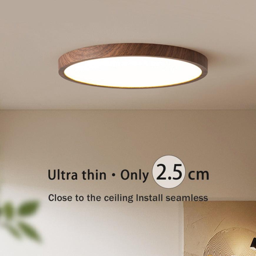 Ultra-slim Round LED Ceiling Light in Modern Dimmable Lamp with 3 Lighting Modes