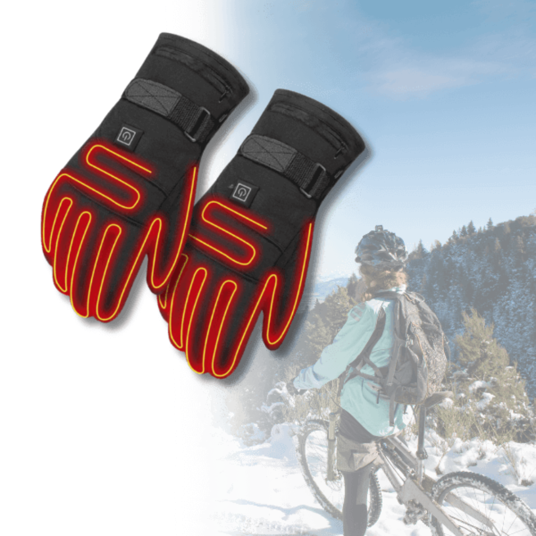 Rechargeable Heated Outdoor Gloves Waterproof Thermal Hand Warmers