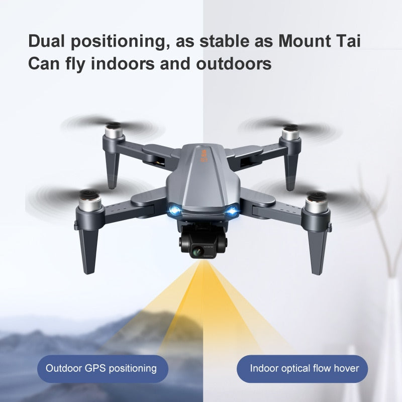 Aerial Camera Drone 8K Dual Lens, GPS Positioning, Stable Flight