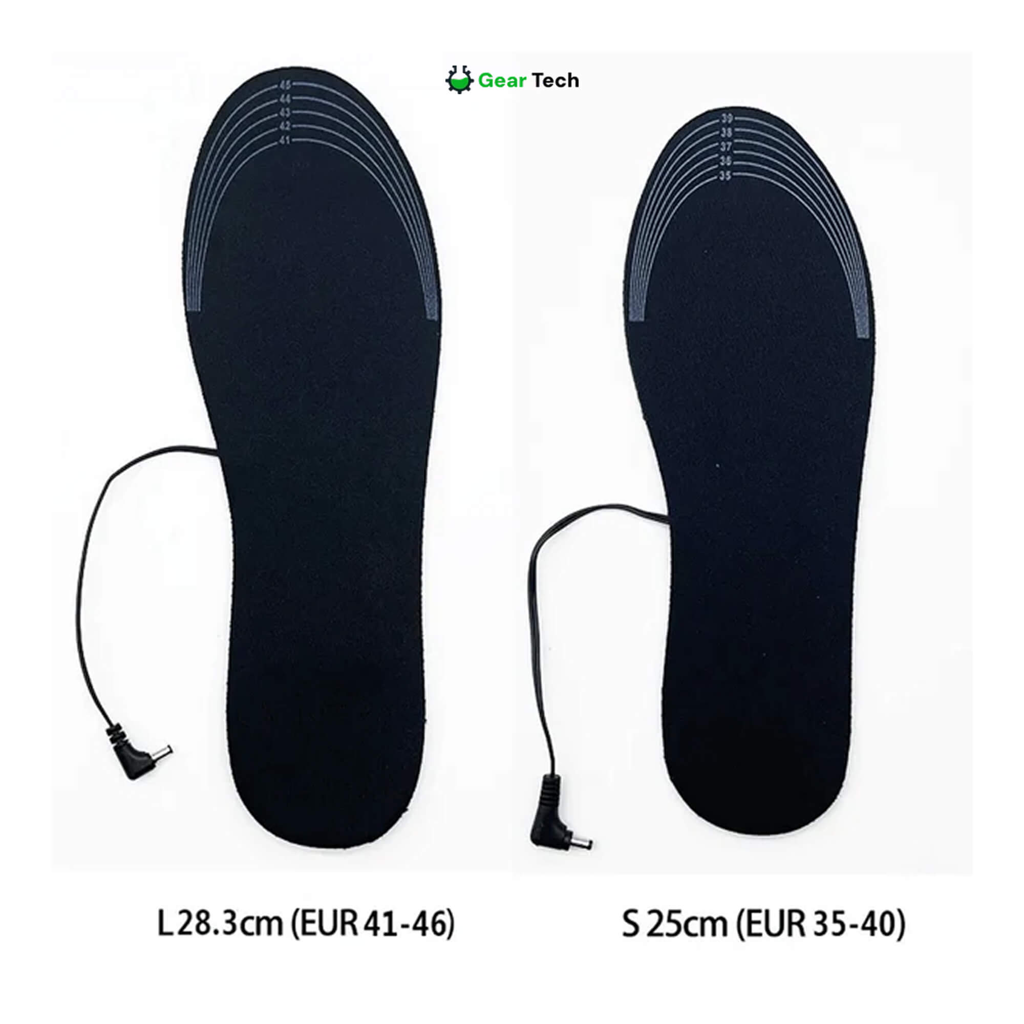 Rechargeable Heated Insoles Temperature Control for Cold Weather Use