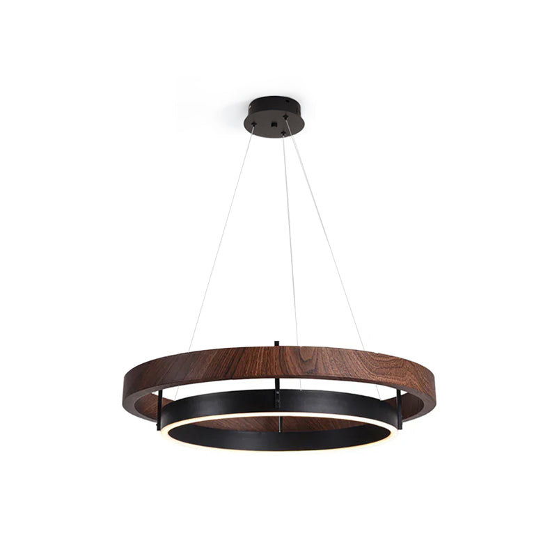 Modern Double Ring Design LED Chandelier for Living Room & Dining Area