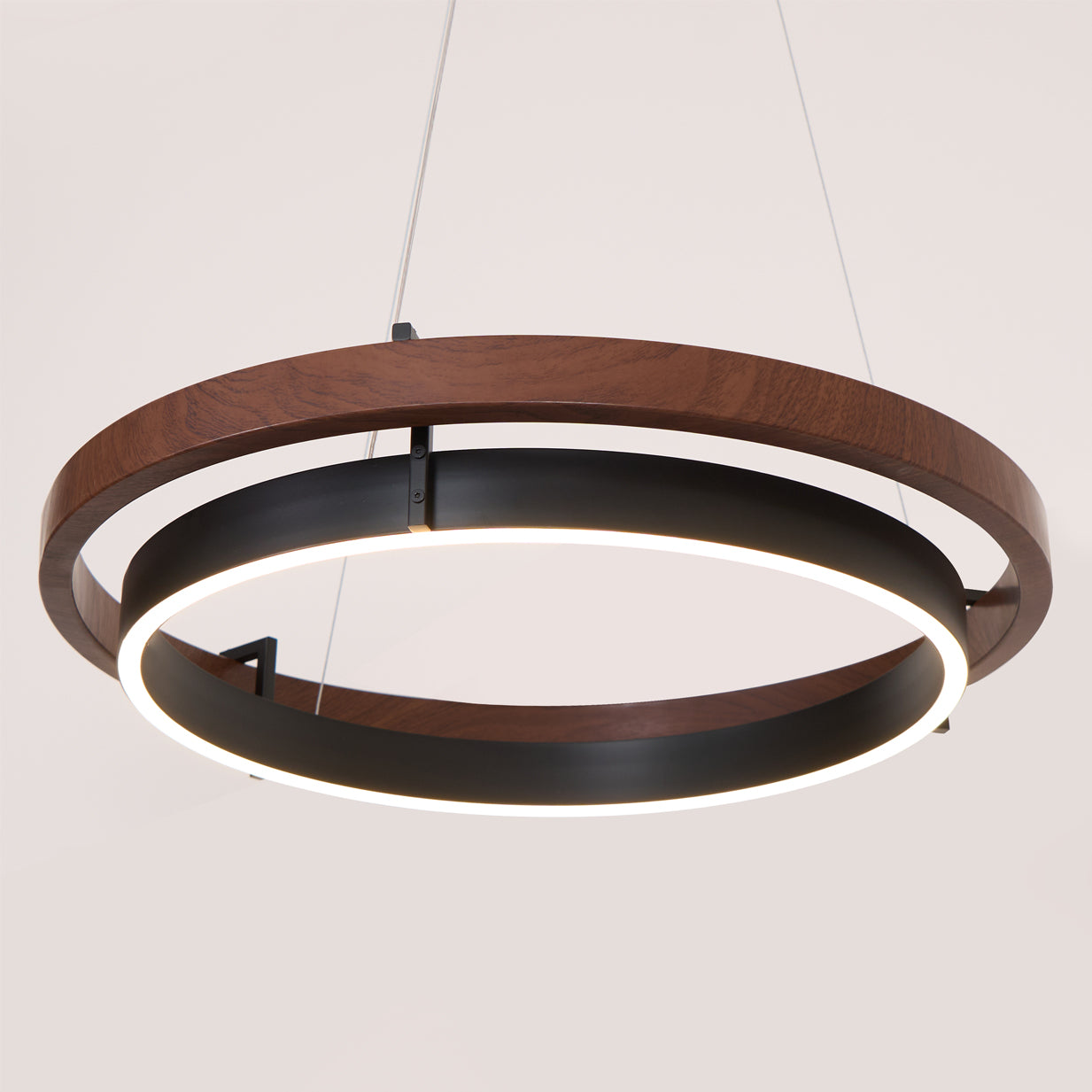 Modern Double Ring Design LED Chandelier for Living Room & Dining Area