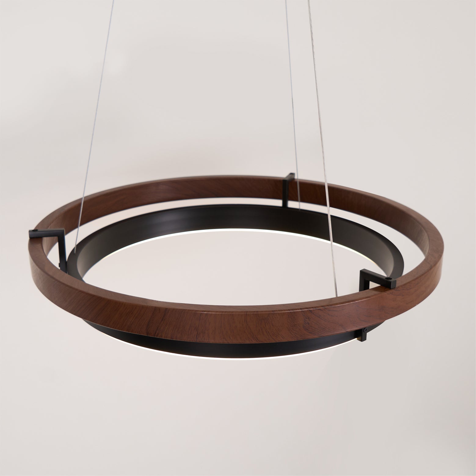 Modern Double Ring Design LED Chandelier for Living Room & Dining Area