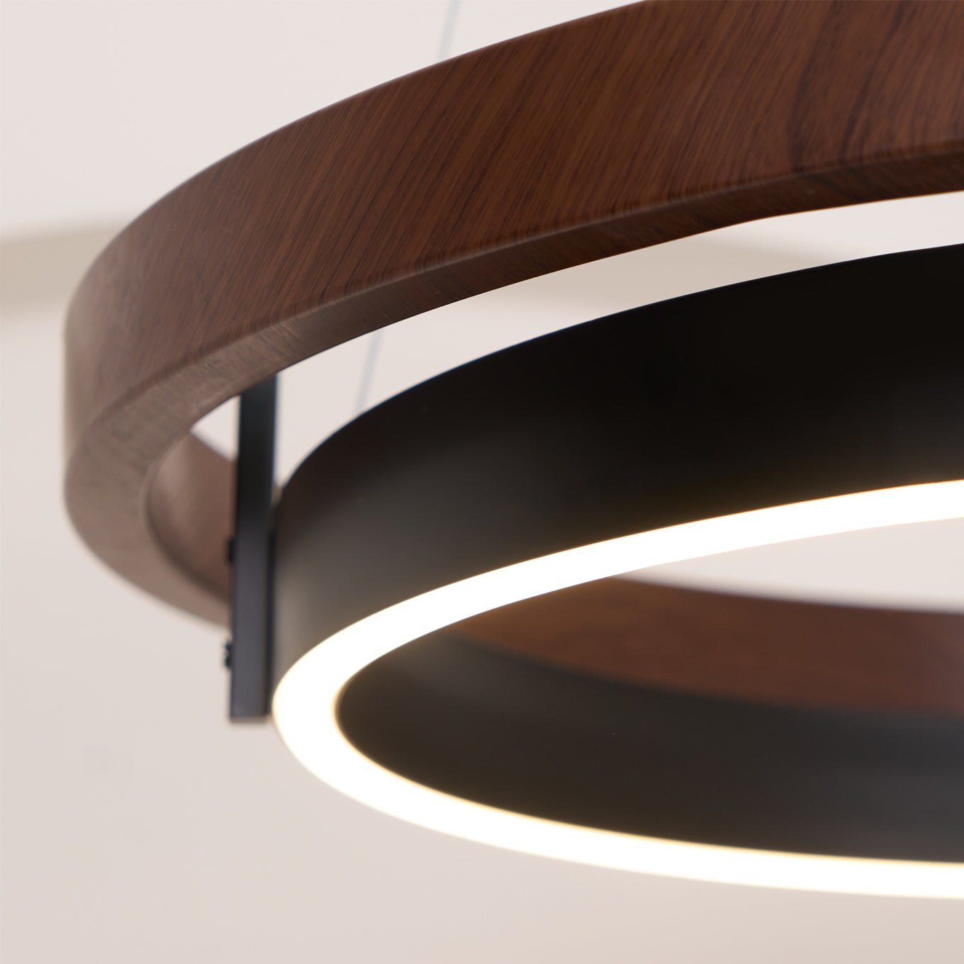 Modern Double Ring Design LED Chandelier for Living Room & Dining Area