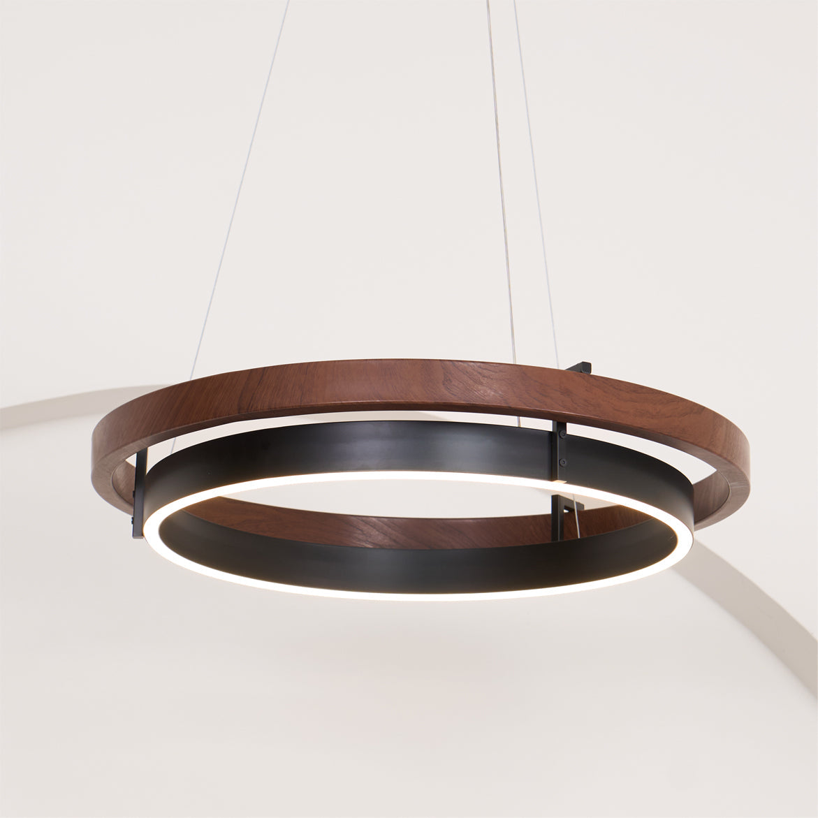 Modern Double Ring Design LED Chandelier for Living Room & Dining Area