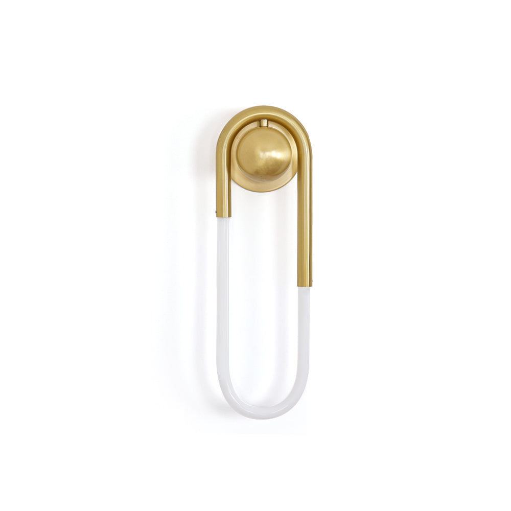 Modern LED Wall Light – Black Loop Design Indoor Fixture