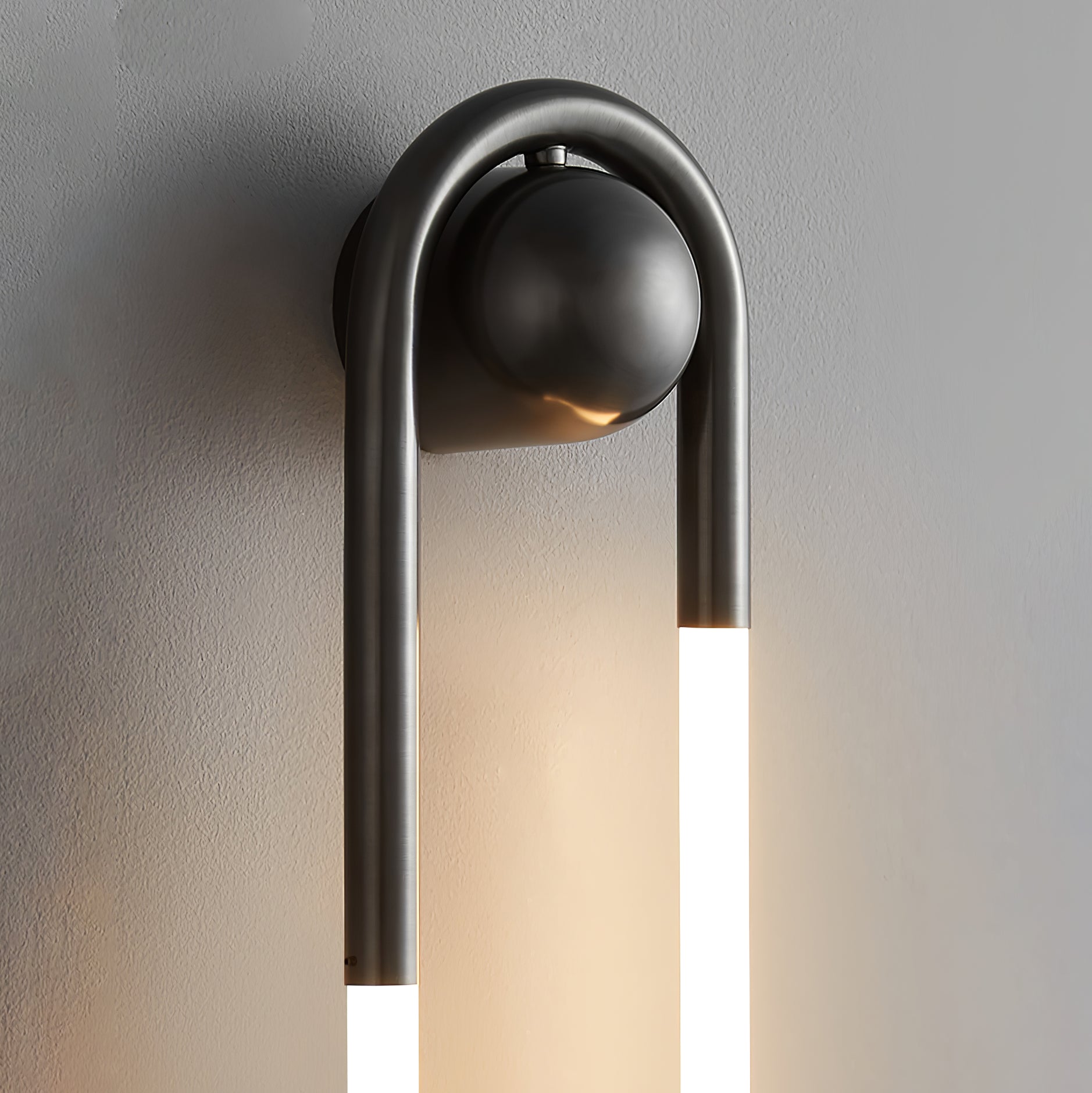 Modern LED Wall Light – Black Loop Design Indoor Fixture