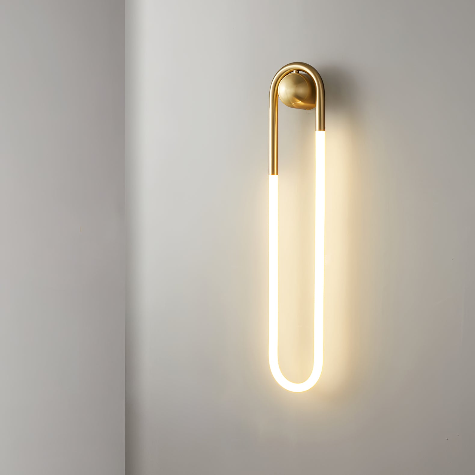 Modern LED Wall Light – Black Loop Design Indoor Fixture