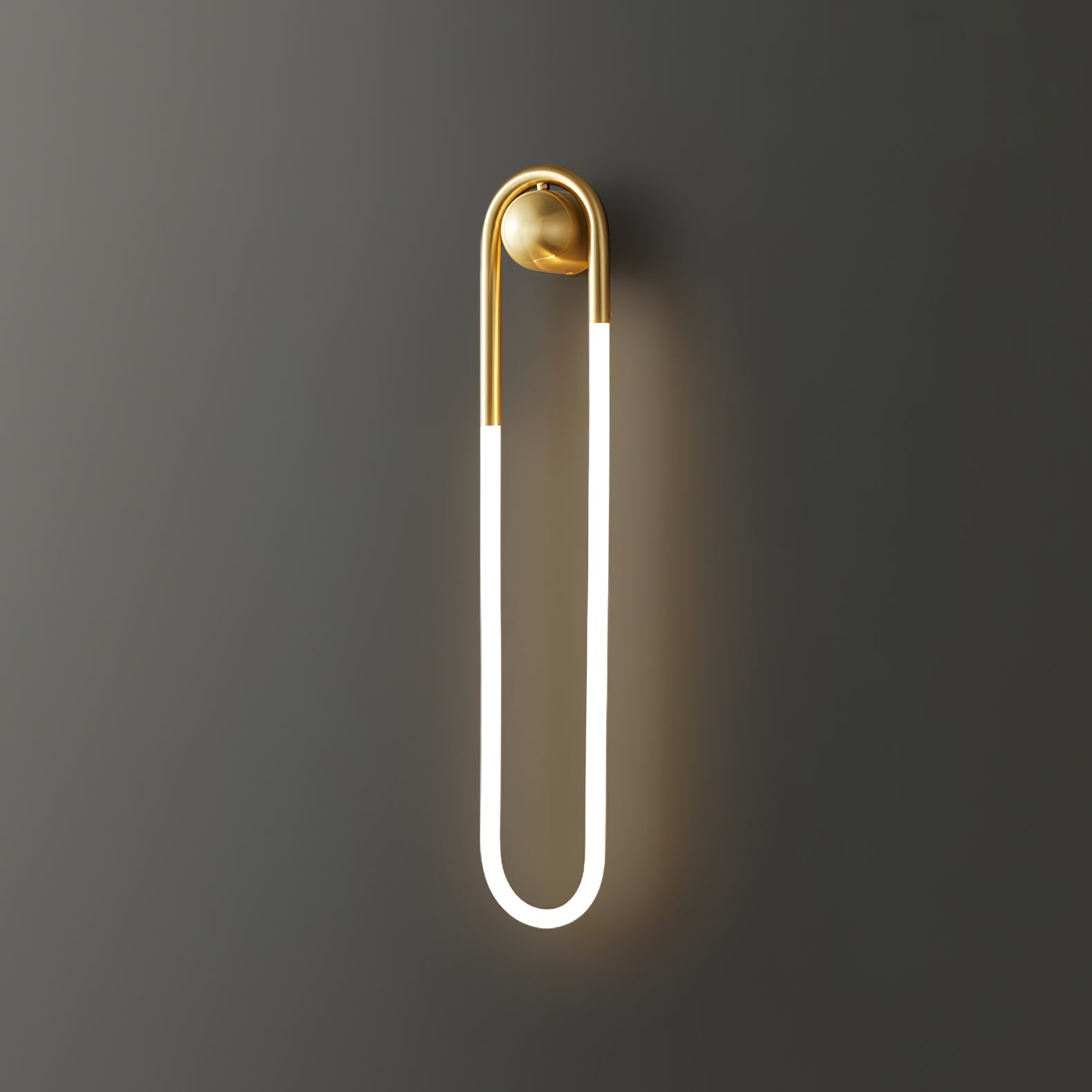 Modern LED Wall Light – Black Loop Design Indoor Fixture