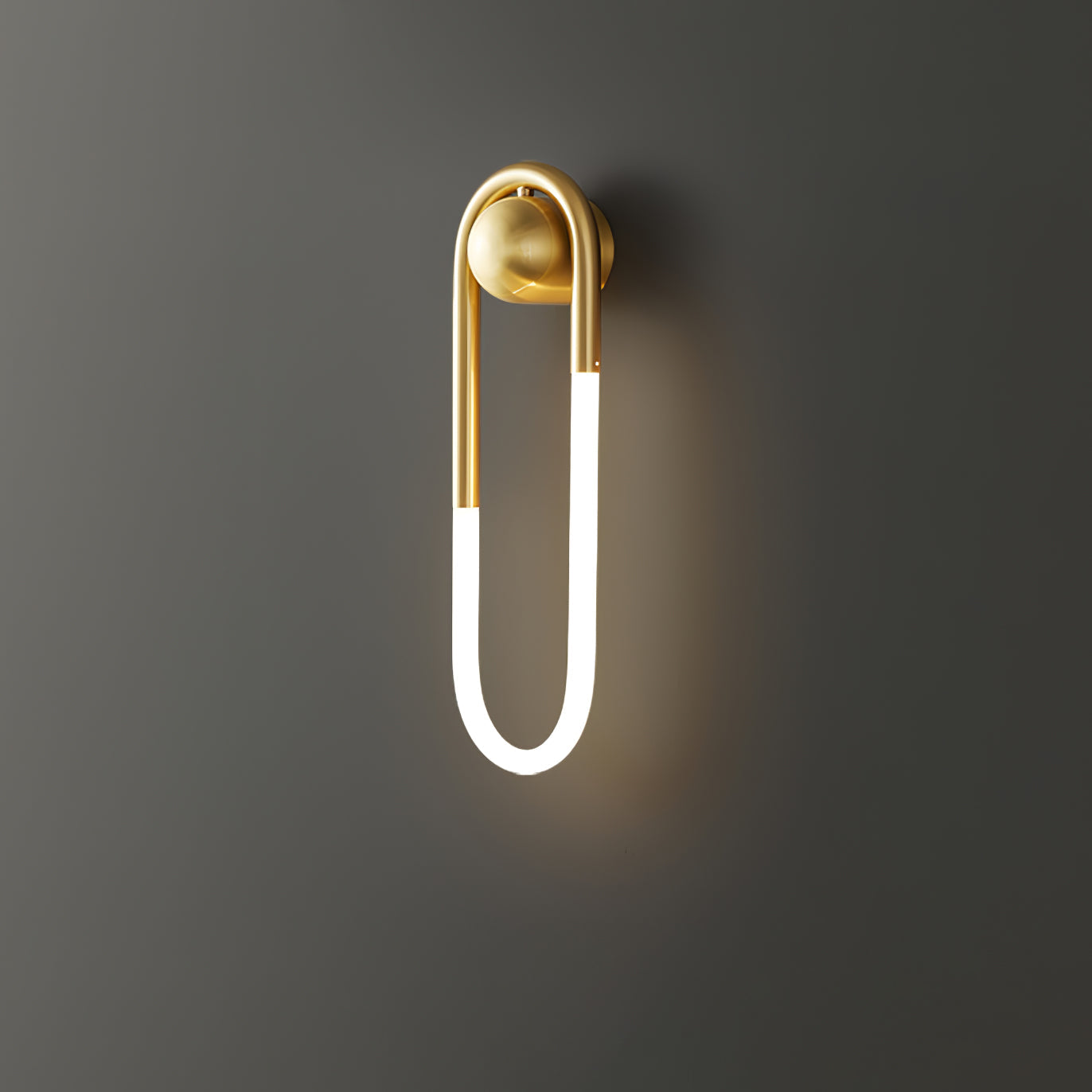 Modern LED Wall Light – Black Loop Design Indoor Fixture