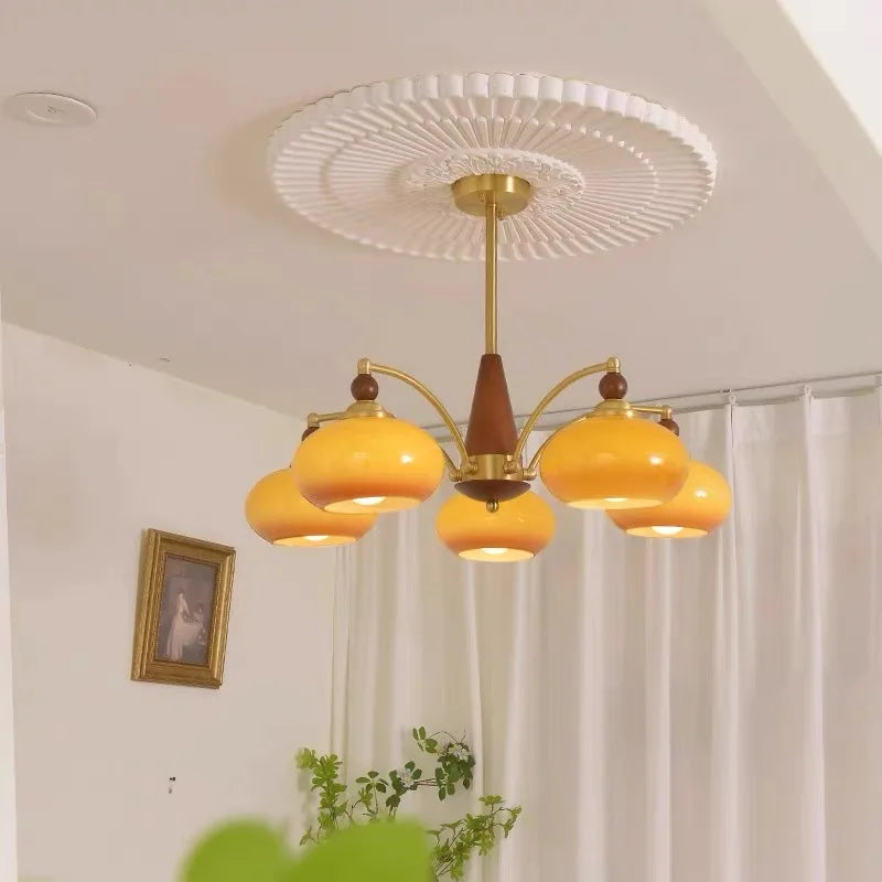 Retro Melodica Mid-Century Retro Glass Chandeliers