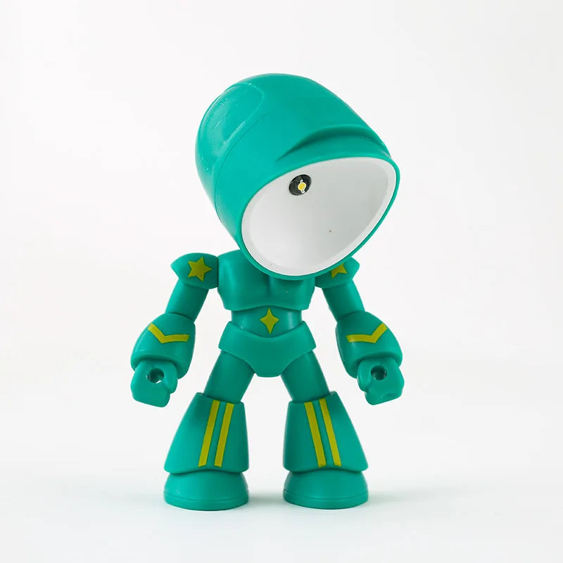 GlowTrooper desk lamp in robot style